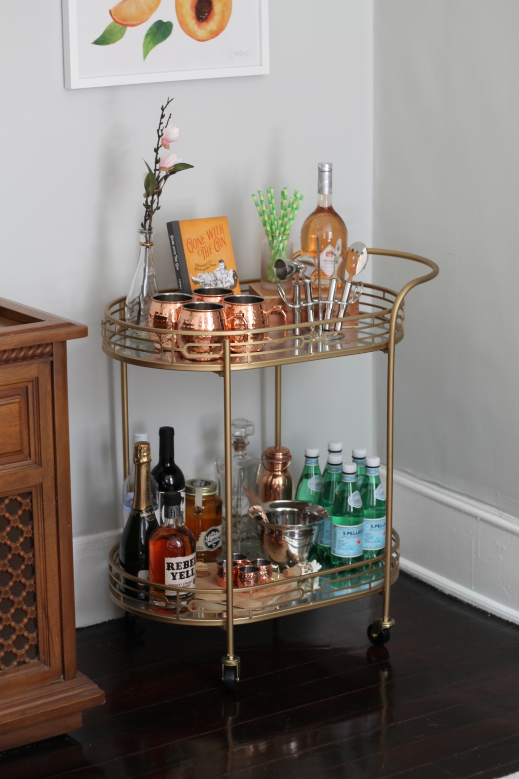 How I Decorated My Bar Cart–and How You Should, Too